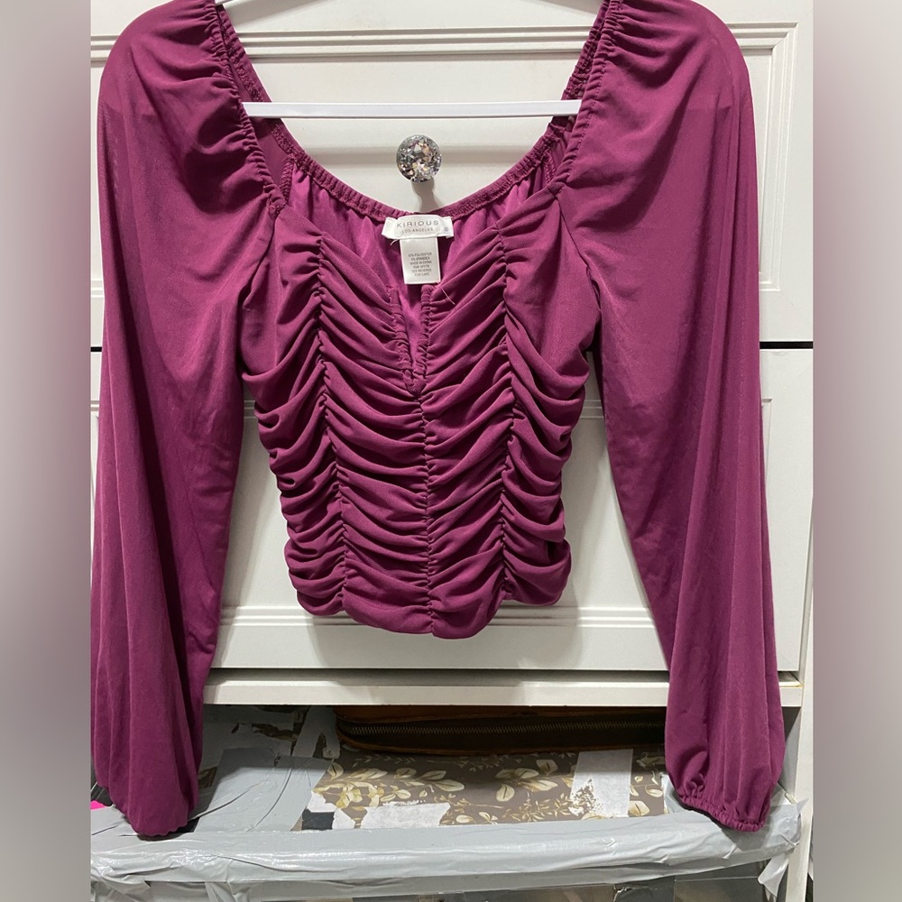 All Occasion Beautiful Rasberry Color Lined Top